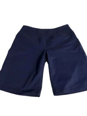 Lands End blue long yoga shorts
